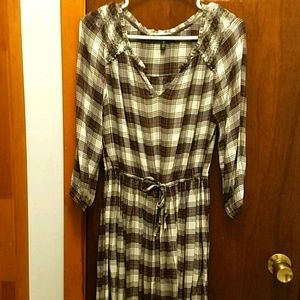 Jessica Simpson  plaid dress